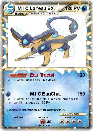Pokemon M I C Lor'eau EX