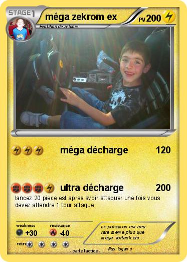 Pokemon méga zekrom ex