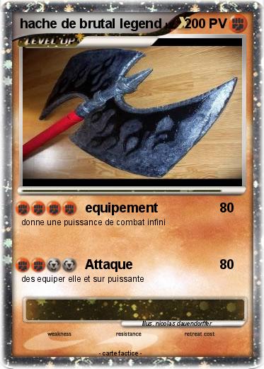 Pokemon hache de brutal legend