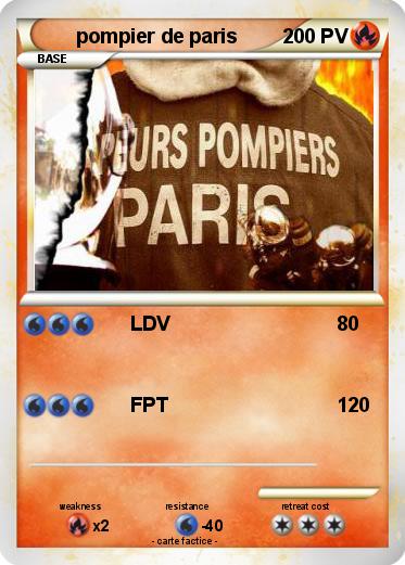 Pokemon pompier de paris