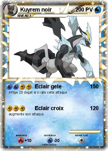 Pokemon Kuyrem noir