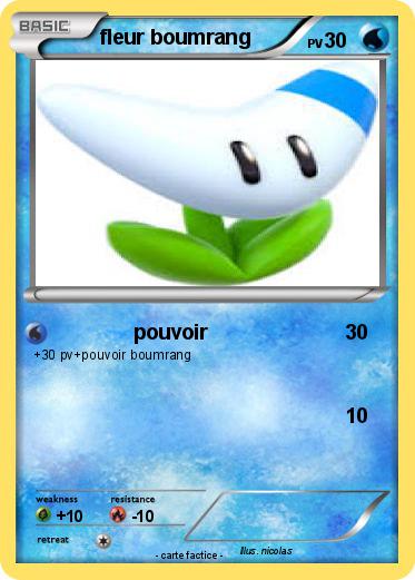 Pokemon fleur boumrang