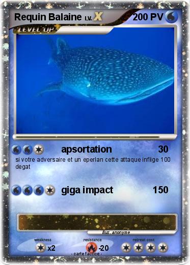 Pokemon Requin Balaine
