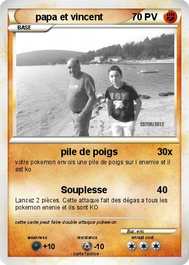 Pokemon papa et vincent