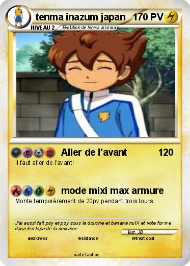 Pokemon tenma inazum japan