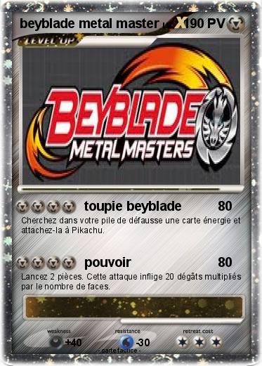 Pokemon beyblade metal master