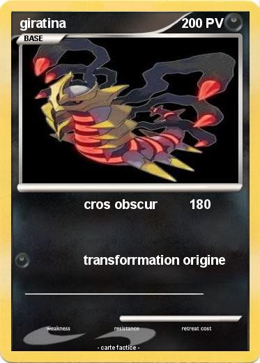 Pokemon giratina