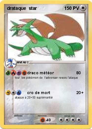 Pokemon drataque  star