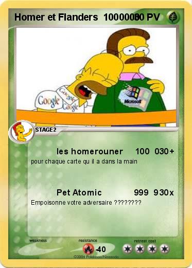 Pokemon Homer et Flanders  1000000