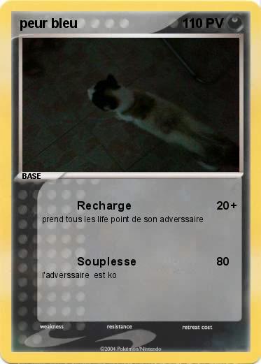 Pokemon peur bleu