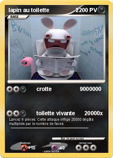 Pokemon lapin au toilette                 2