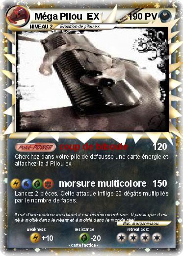 Pokemon Méga Pilou  EX