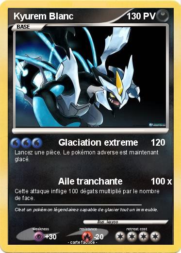 Pokemon Kyurem Blanc