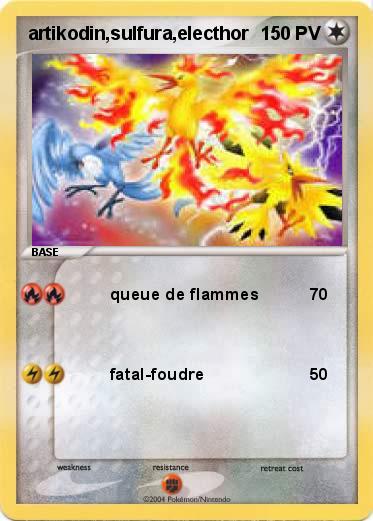 Pokemon artikodin,sulfura,electhor