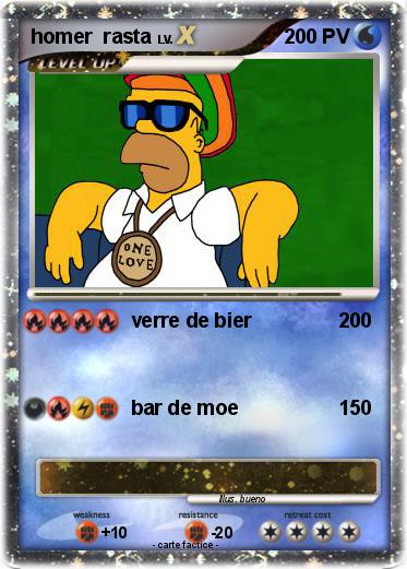 Pokemon homer  rasta