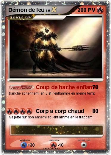 Pokemon Démon de feu