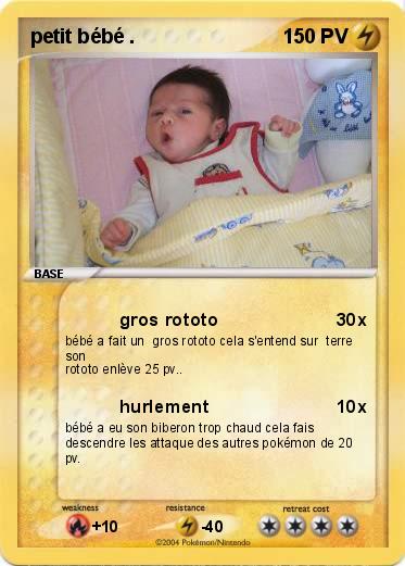 Pokemon petit bébé .