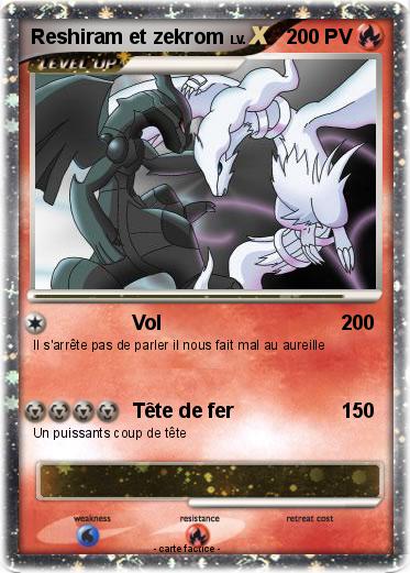Pokemon Reshiram et zekrom