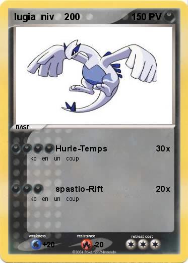 Pokemon lugia  niv    200