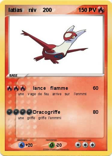 Pokemon latias    niv    200
