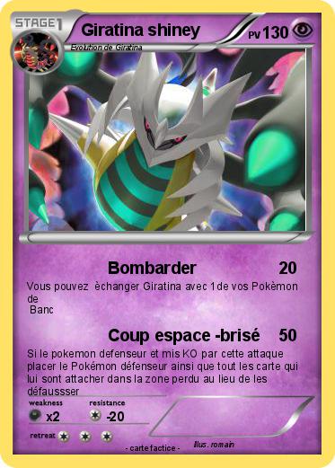 Pokemon Giratina shiney