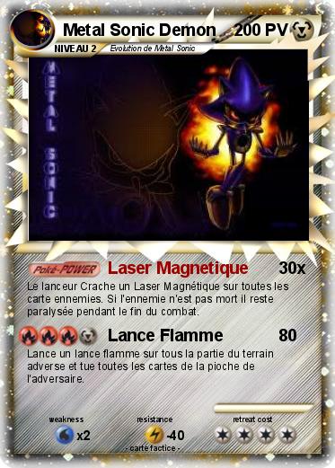 Pokemon Metal Sonic Demon
