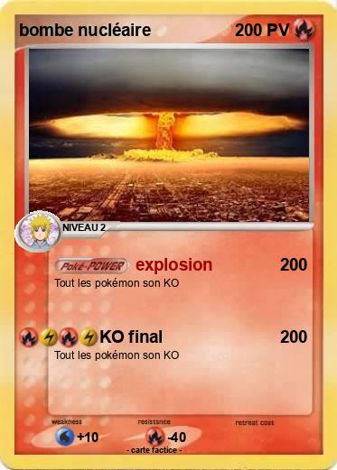 Pokemon bombe nucléaire
