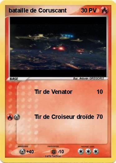 Pokemon bataille de Coruscant