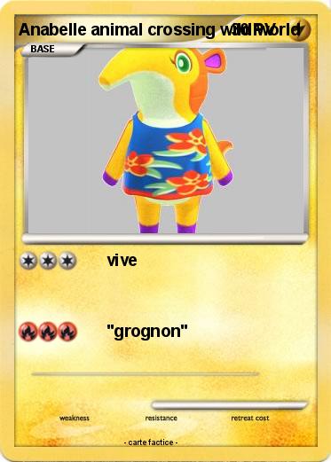 Pokemon Anabelle animal crossing wild world