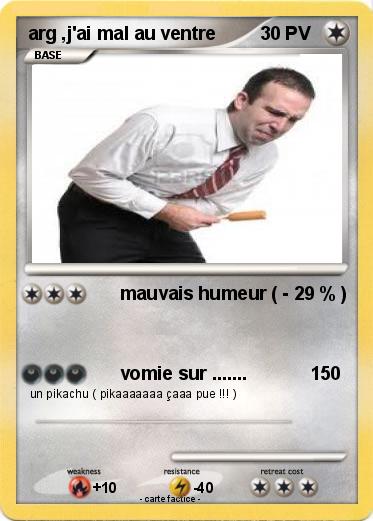 Pokemon arg ,j'ai mal au ventre