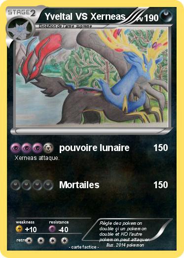 Pokemon Yveltal VS Xerneas