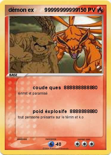 Pokemon démon ex       99999999999