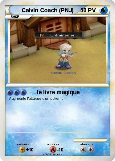 Pokemon Calvin Coach (PNJ)