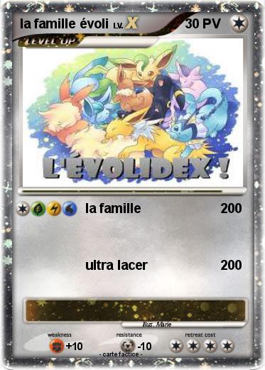 Pokemon la famille évoli