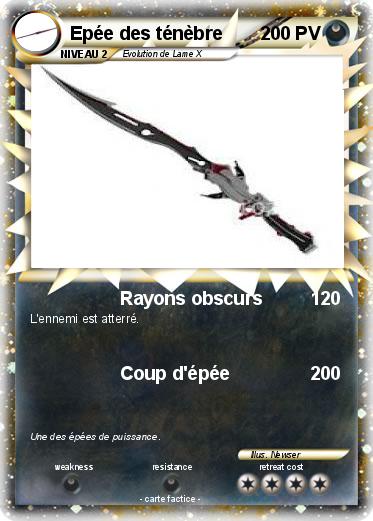 Pokemon Epée des ténèbre