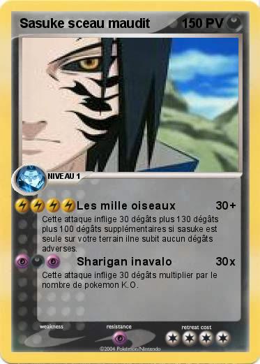 Pokemon Sasuke sceau maudit