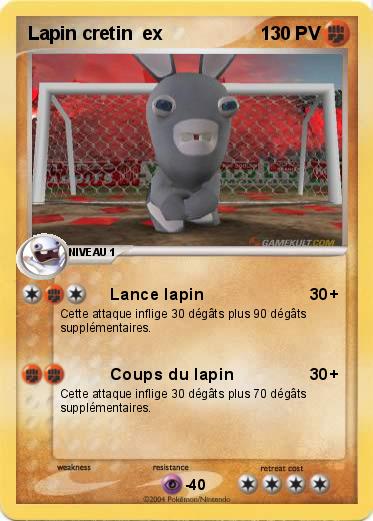 Pokemon Lapin cretin  ex Pokemon Lapin cretin  ex