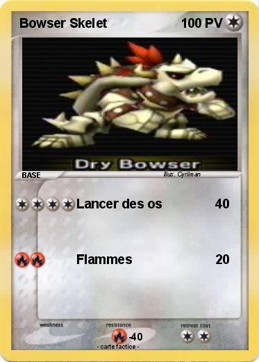 Pokemon Bowser Skelet