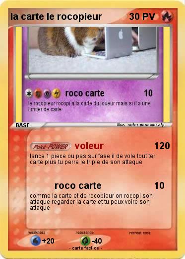 Pokemon la carte le rocopieur