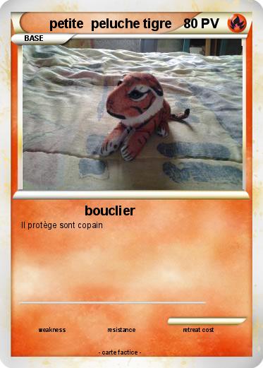 Pokemon petite  peluche tigre