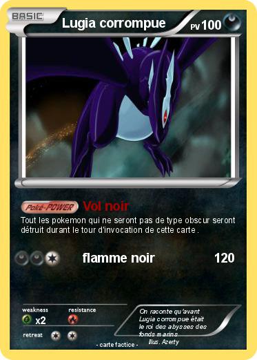 Pokemon Lugia corrompue