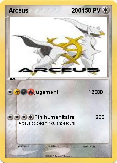 Pokemon Arceus                           200