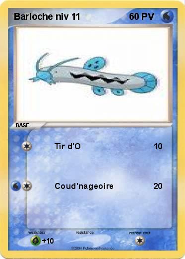 Pokemon Barloche niv 11