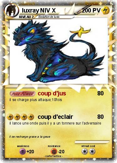 Pokemon luxray NIV X