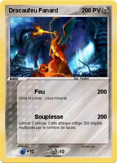 Pokemon Dracaufeu Fanard