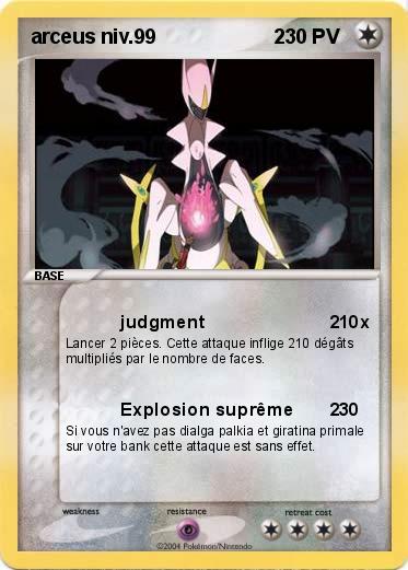 Pokemon arceus niv.99                     2
