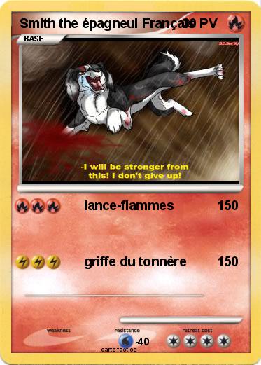 Pokemon Smith the épagneul Français