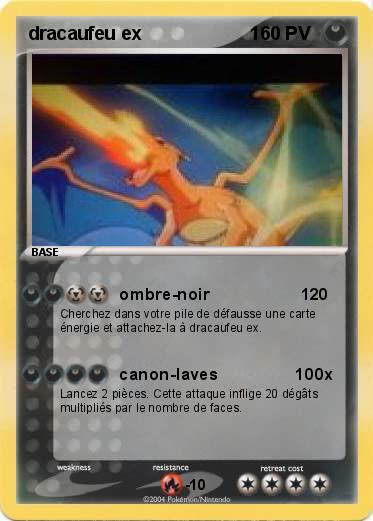 Pokemon dracaufeu ex                     1 