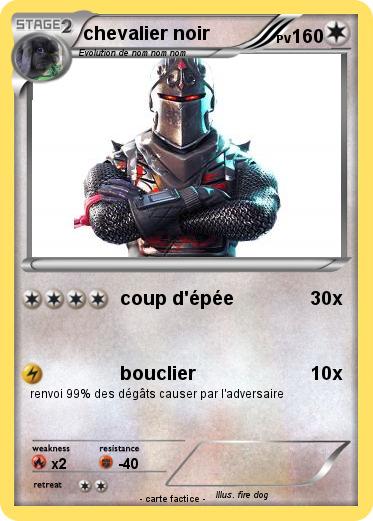 Pokemon chevalier noir