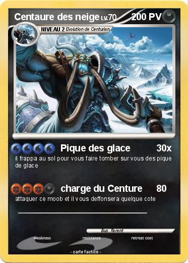 Pokemon Centaure des neige